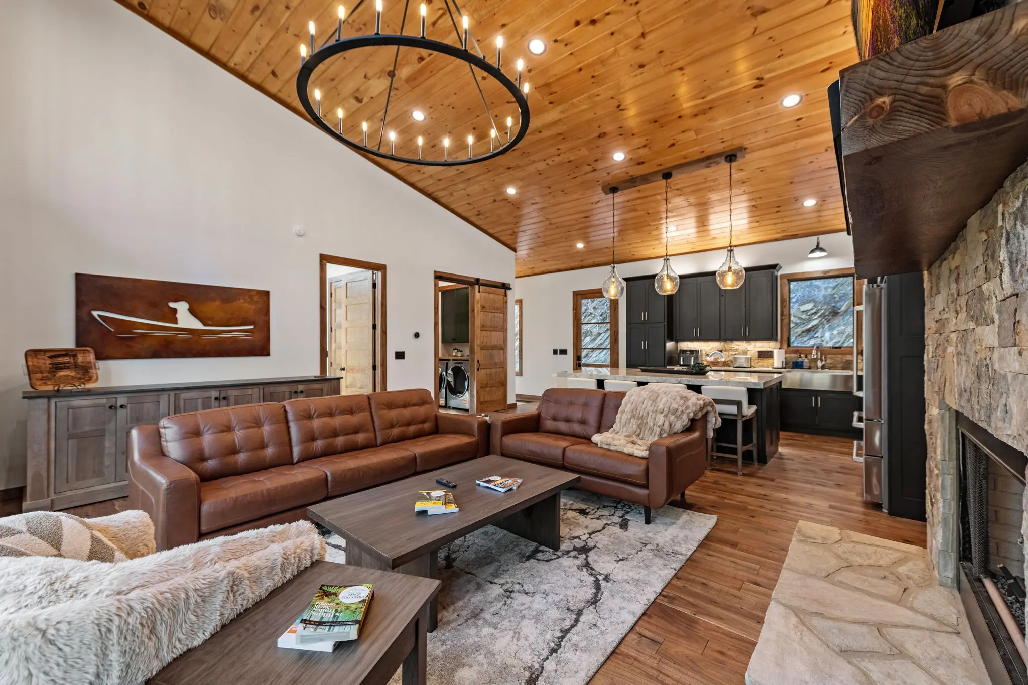 Another angle showcasing the open-concept upper level design.