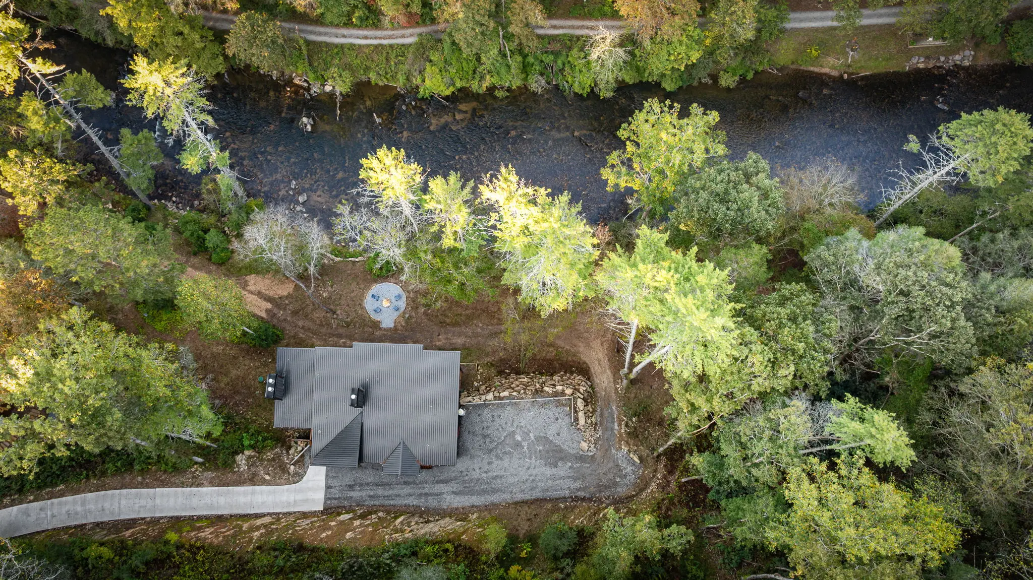 Overhead shot to help get a better view of the property.