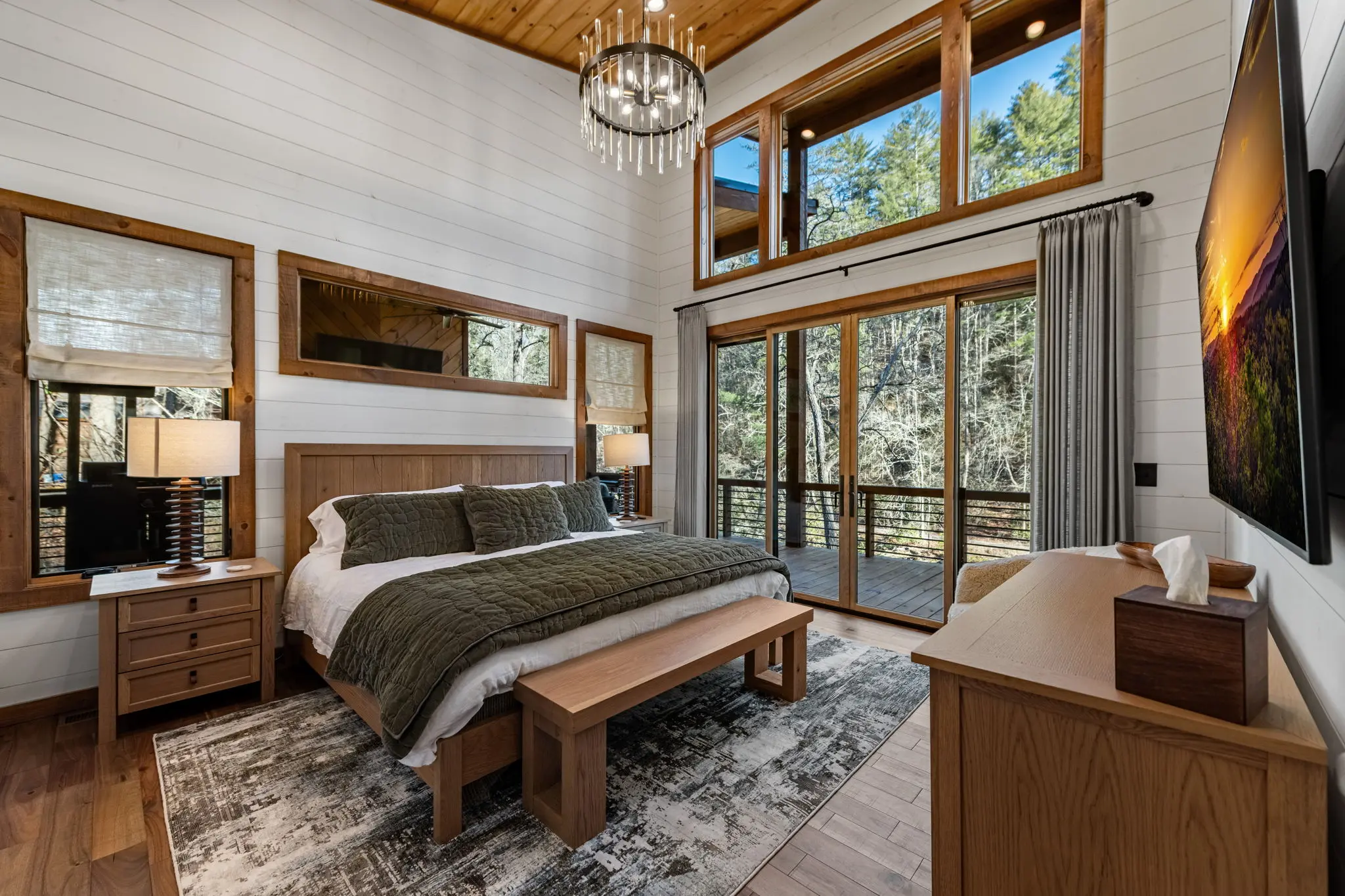 The primary master bedroom awaits your retreat.