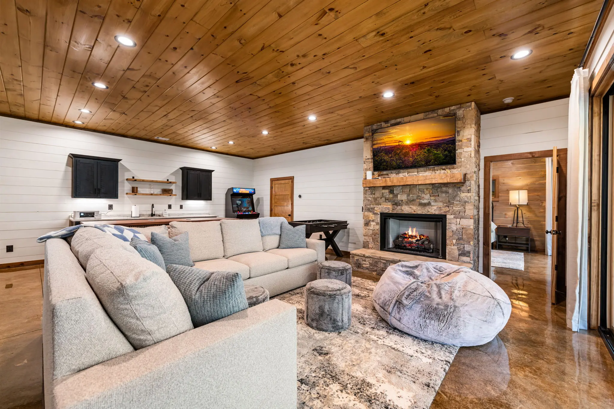 Recreation zone combining comfort with endless entertainment possibilities.