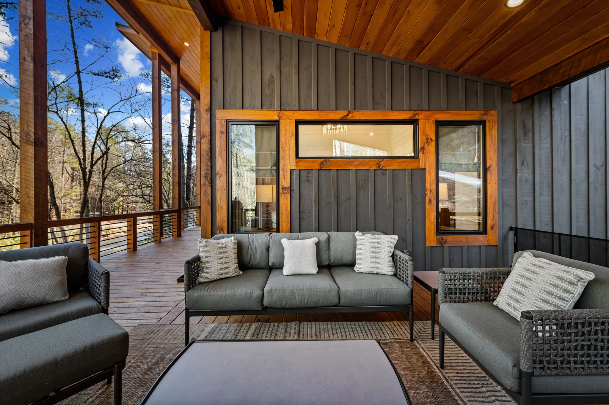 Upper balcony comfort zone.